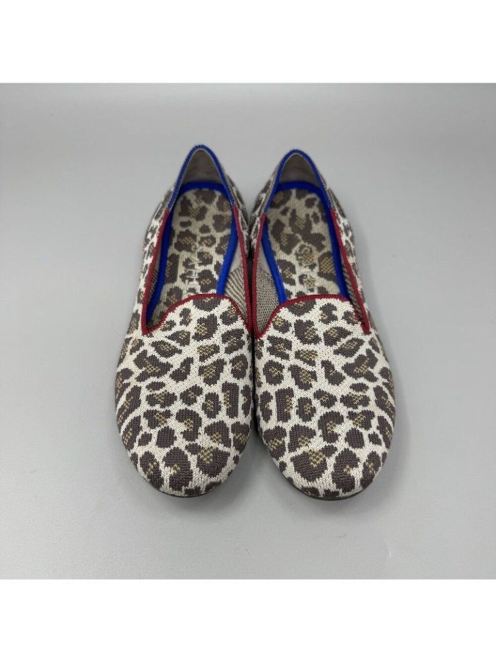 Rothy's The Loafer Mocha Spot Leopard Animal Print Flats Womens Sz 7 Slip On - Picture 5 of 8